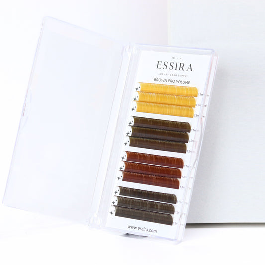 Brown Pro Volume Lash Extensions