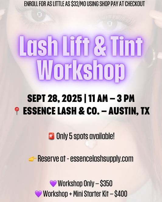 ✨ Lash Lift & Tint Workshop – September 28, 2025 (Only 5 Spots!)